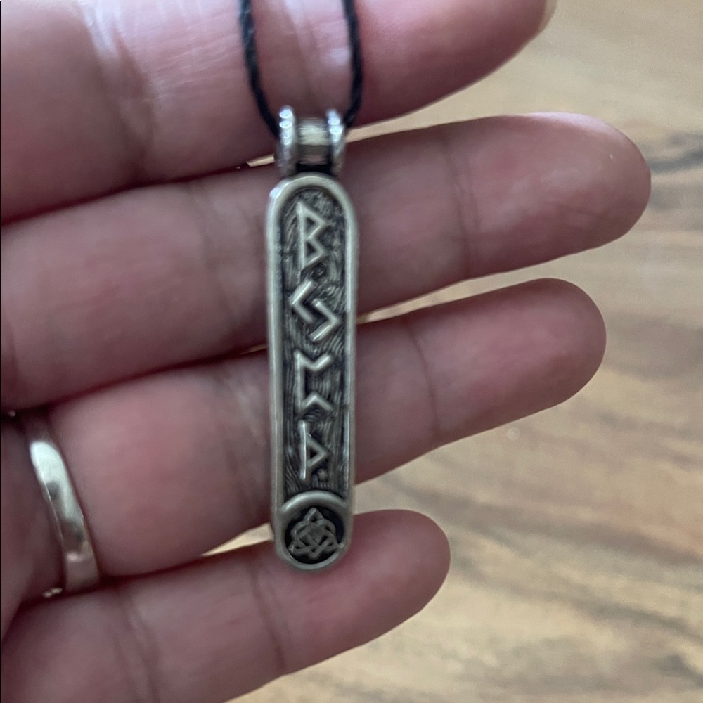 925 Sterling Silver Pendant with Intricate Design RUNIC Formula for Women
